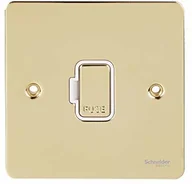 Bezpieczniki elektryczne - Schneider Electric GU5200WPB Ultimate płaska płyta, nieprzełączane połączenie bezpiecznika, mosiądz - opakowanie 1 szt. GU5200WPB - miniaturka - grafika 1