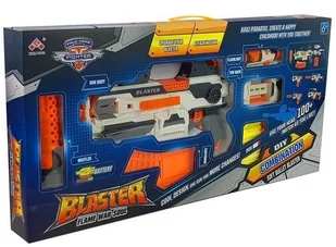 Import LEANToys Duży Pistolet na piankowe naboje do modyfikacji Złóż Sam LT-5089-0 - Zabawki militarne - miniaturka - grafika 6