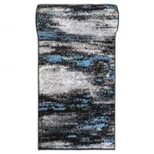 Dywany - CHODNIK DYWANOWY BCF MAYA 80cm szer SZARY/NIEBIESKI Z905B - miniaturka - grafika 1