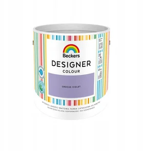 Beckers Emulsja Designer Colour crocus violet 2,5l 26495 - Farby wewnętrzne - miniaturka - grafika 3