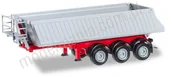 Samochody i pojazdy dla dzieci - Herpa Wywrotka przyczepa Schmitz, 3-oś. czerwona 076548-002 - miniaturka - grafika 1
