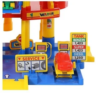 Wader Parking 3-poziomowy z samochodami 37893 - Tory, garaże, parkingi - miniaturka - grafika 2