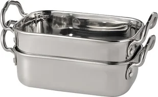 APS Mini brytfanna 145x95x65 mm, inox | Snack Holder 40660 - Wyposażenie lokali gastronomicznych - miniaturka - grafika 2