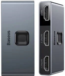 Baseus Splitter Matrix HDMI 2x HDMI 4K 30 Hz szary CAHUB-BC0G CAHUB-BC0G - Rozgałęźniki - miniaturka - grafika 20
