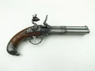 Repliki - broń - Denix SA REPLIKA TRZY LUFOWY PISTOLET FRANCUSKI MODEL 1306 1306 - miniaturka - grafika 1