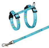 Szelki dla kotów - Trixie Trixie Szelki regulowane dla małych kotów z motywem [4181] - miniaturka - grafika 1