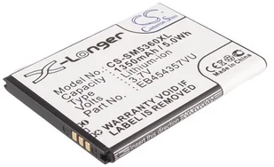Cameron Sino Samsung GT-S5360 / EB454357VU 1350mAh 4.99Wh Li-Ion 3.7V CS-SM536 - Baterie do telefonów - miniaturka - grafika 2
