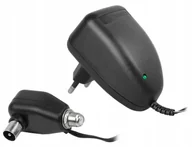 Wzmacniacze antenowe - Zasilacz antenowy z gniazdem F 12V - dioda Led - miniaturka - grafika 1