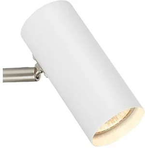 Markslojd Kinkiet LAMPA ścienna BARCELONA 107346 regulowana OPRAWA reflektorek tuba biała 107346 - Lampy ścienne - miniaturka - grafika 5