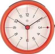 Zegary - Nextime budzik Otto 9,5 x 3,8 cm pomarańczowy twm_970682 - miniaturka - grafika 1