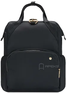 Pacsafe Citysafe CX, plecak dzienny, torba z uchwytami, plecak z zabezpieczeniem przed kradzieżą, czarny/czarny - Plecaki - miniaturka - grafika 2