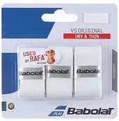 Tenis stołowy - Babolat Oryginalny Owijka rękojeści "VS Dry & Thin" -częściowy pakiet, biały, jeden rozmiar 653040 - miniaturka - grafika 1