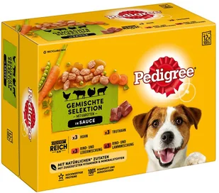 Pedigree Pakiet Saszetki, 24 x 100 g - W galarecie - Mokra karma dla psów - miniaturka - grafika 2