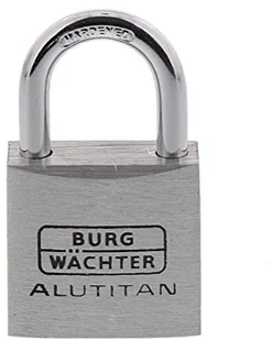 Burg Wächter Zamek do zasłony 770 Alutitan, 1 sztuka - Kłódki Burg Wächter Zamek do zasłony 770 Alutitan, 1 sztuka - Kłódki - miniaturka - grafika 1