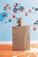 Naklejki na ścianę - Komar Deco naklejki "Dog's Day", 1 sztuki, kolorowy, 17003h - miniaturka - grafika 1