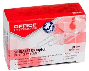Office products OFFICE PRODUCTS Spinacze okrągłe 25mm, 100szt., srebrne 18082515-19 - Spinacze i klipsy do papieru Office products OFFICE PRODUCTS Spinacze okrągłe 25mm, 100szt., srebrne 18082515-19 - Spinacze i klipsy do papieru - miniaturka - grafika 1
