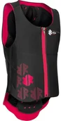 Ochraniacze - Komperdell Ballistic Vest Ochraniacz Dzieci, black/pink 128 2020 Ochraniacze pleców 6321-209-128 - miniaturka - grafika 1