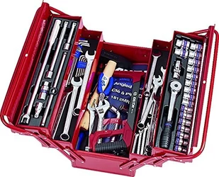 KING TONY skrzynka rozciągana z zestawem narzędzi 902-089MR01 - Skrzynki i torby narzędziowe - miniaturka - grafika 2