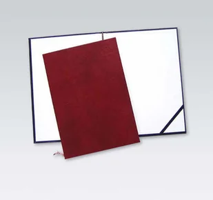 WARTA Okładka na dyplom bez nadruku - bordowa - Dyplomy i okładki - miniaturka - grafika 3
