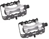 Części rowerowe - ACCENT Pedały Basic czarny-srebrny - miniaturka - grafika 1