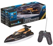 Zabawki zdalnie sterowane - Revell Control RC Boot  zdalnie sterowany z pilotem 40 MHz, bezpieczny dla kolektora ze stabilnym tułowiem, dzięki przełączaniu bezpieczeństwa silniki działają tylko w wodzie, zasilanie bateryjne  SPR - miniaturka - grafika 1