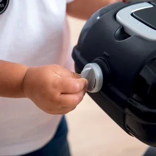 Smoby Lumarko Skuter Retro Z Bagażnikiem Dostawca Jedzenia 721007 Lek - Jeździki dla dzieci - miniaturka - grafika 9