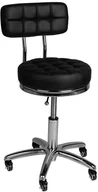 Krzesła i taborety kosmetyczne - TABORET KOSMETYCZNY AM-877 CZARNY 131987 - miniaturka - grafika 1