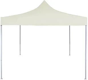 vidaXL Profesjonalny, składany namiot imprezowy, 2x2 m, stal, kremowy 48880 - Pawilony ogrodowe - miniaturka - grafika 12