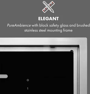 Klarstein High Line 90 Czarny (CGCH3-Highline-90) - Okapy kuchenne - miniaturka - grafika 8