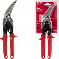 Nożyce i noże - MILWAUKEE Nożyce do blachy długie odgięte Lewe - miniaturka - grafika 1