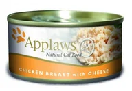 Mokra karma dla kotów - Applaws Cat Tin Chicken with Cheese 12x(6x70g) mokra karma dla kota Kurczak z serem - miniaturka - grafika 1