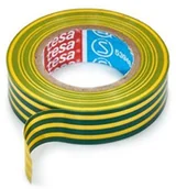 Taśmy izolacyjne i naprawcze - Tesa TAŚMA IZOLACYJNA 10M X 15MM ZIELONO-ŻÓŁTA TI-10X15-ZZ - miniaturka - grafika 1