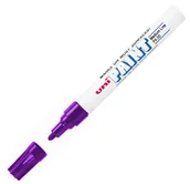 Markery permanentne - Uni BALL Mitsubishi Pencil Marker olejowy PX-20 FIOLETOWY (końcówka okrągła 2.2 - 2.8 mm) - miniaturka - grafika 1