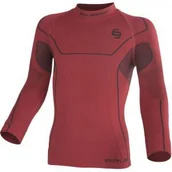 Bluzy narciarskie - Brubeck Bluza thermo jr ls 11460-273 czerwony BLUZA JR THERMO 92/98 CIE CZER - miniaturka - grafika 1