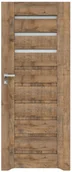 Drzwi wewnętrzne - DRE Skrzydło drzwiowe Ingo 1 dąb rustykalny 80P - miniaturka - grafika 1
