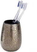 Kubki na szczoteczki do zębów - Wenko Pojemnik na szczoteczki do zębów Marrakesh, brązowy, 8x12 cm - miniaturka - grafika 1
