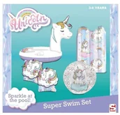 Materace dmuchane i koła do pływania - Pozostali Jednorożec Zestaw Plażowy Do Pływania Aloha - miniaturka - grafika 1