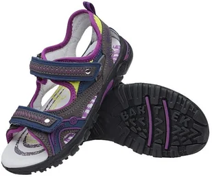 Bartek Sandałki na rzepy 16113-V38 19113-V38 Multikolor Sandały 27699 - Buty dla dziewczynek - miniaturka - grafika 3