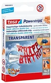 Taśmy klejące - tesa Powerstrips Strips LARGE plastry wodoodporne, 6 sztuk w opakowaniu, przezroczysty 1 opakowanie 58800-00012-03 - miniaturka - grafika 1