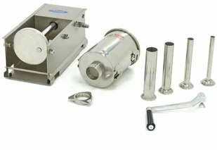 MAXIMA Nadziewarka kiełbasy Maxima 3L - Poziomy - Stal nierdzewna - 4 tuby napełniające MAXIMA 09300467 09300467 09300467 - Artykuły masarskie - miniaturka - grafika 4