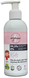 4organic Kids płyn do mycia ciała i higieny intymnej dla dziewczynek 200ml - Płyny do higieny intymnej - miniaturka - grafika 3