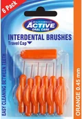 Szczoteczki międzyzębowe - Active Oral Care Interdental Brushes czyściki do przestrzeni międzyzębowych 0.45mm 6szt. - miniaturka - grafika 1