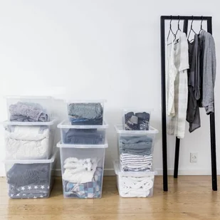 PLAST TEAM Pojemnik BASIC 30 L 39,5 x 59,5 x 16,9 cm PLAST TEAM - Pudła i pojemniki do przechowywania - miniaturka - grafika 3