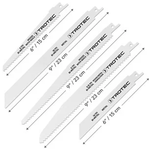 TROTEC Zestaw brzeszczotów do piły szablastej drewno/metal, 12-częściowy - Brzeszczoty TROTEC Zestaw brzeszczotów do piły szablastej drewno/metal, 12-częściowy - Brzeszczoty - miniaturka - grafika 4