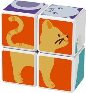 Geomag Zestaw Geomag Magicube Zwierzęta domowe GEO132 871772001324 - Klocki - miniaturka - grafika 5