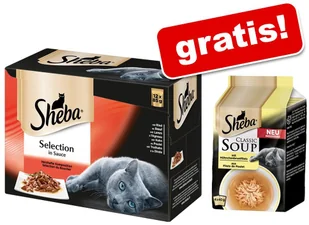 Sheba Zestaw mieszany Selection w sosie, 48 x 85 g - Pyszna Różnorodność w sosie - Mokra karma dla kotów - miniaturka - grafika 6