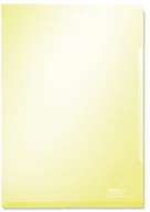 Koszulki na dokumenty - Leitz 41530215 Premium przed wzrokiem pokrowiec, PCW, błyszczący, 150 mikronów, na 30 arkuszy, DIN A4, żółte, 100 sztuk 41530215 - miniaturka - grafika 1
