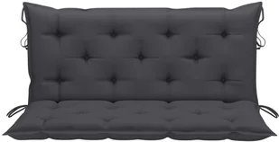 vidaXL Lumarko Huśtawka ogrodowa z antracytową poduszką, 170 cm, drewno tekowe 3062877 - Huśtawki - miniaturka - grafika 3