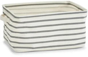Zeller Koszyk do przechowywania STRIPES "L" kolor szary B07DVZ435L - Pudła i pojemniki do przechowywania - miniaturka - grafika 2