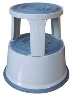 Q-Connect Q-Connect TABORET BIUROWY Q-CONNECT MOBILNY METALOWY SZARY KF04844 KF04844 - Taborety i hokery - miniaturka - grafika 4